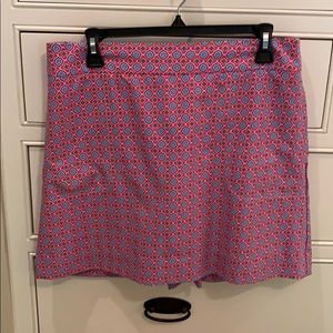 Ladies peter millar golf skort size 8